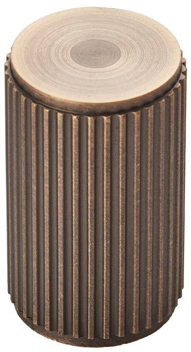 LINES CABINET KNOB - ANTIQUE BRASS - EACH
