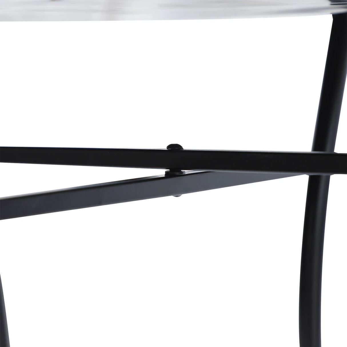 Outsunny 60 cm Mosaic Garden Table, Small Round Outdoor Side Table with Ceramic Top, Plant Stand for Patio, Balcony, Orange and White