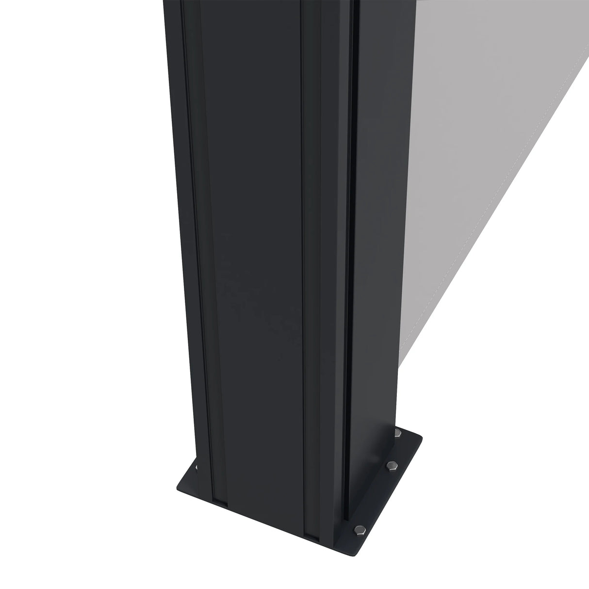 Outsunny Retractable Side Awning, Outdoor Privacy Screen for Garden, Hot Tub, Balcony, Terrace, Pool, 400 x 180cm, Light Grey