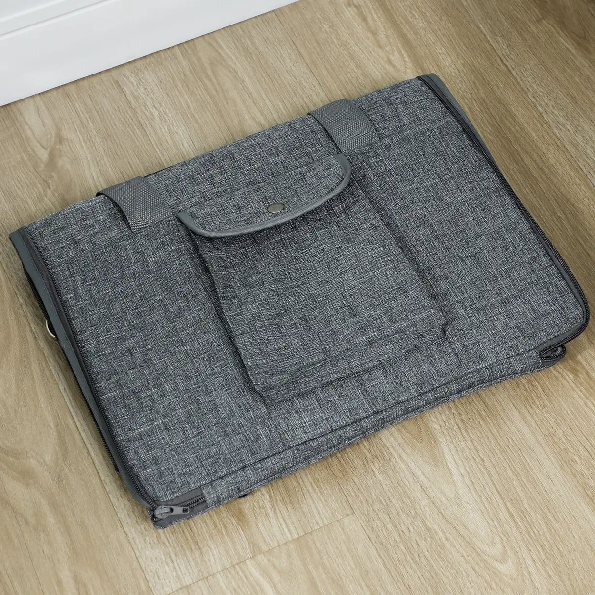 PawHut Soft Sided Cat Carrier Bag, Portable Foldable Pet Carrier with Shoulder Strap & Removable Mat for Small Pet Up to 10kg