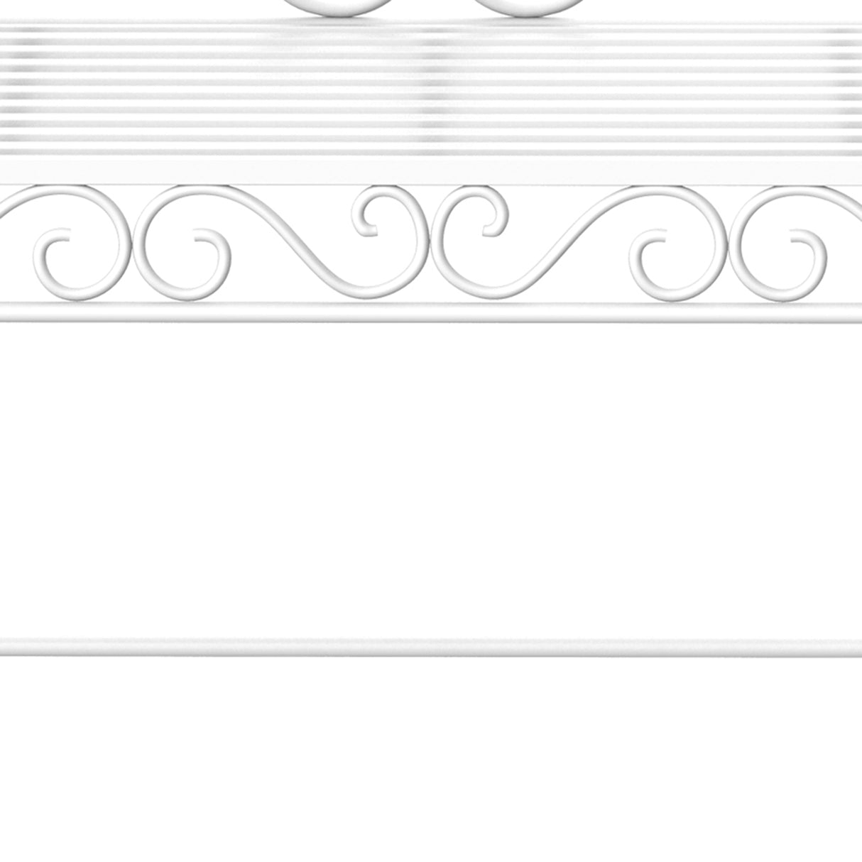 Outsunny Heavy-Duty Garden Bench-White