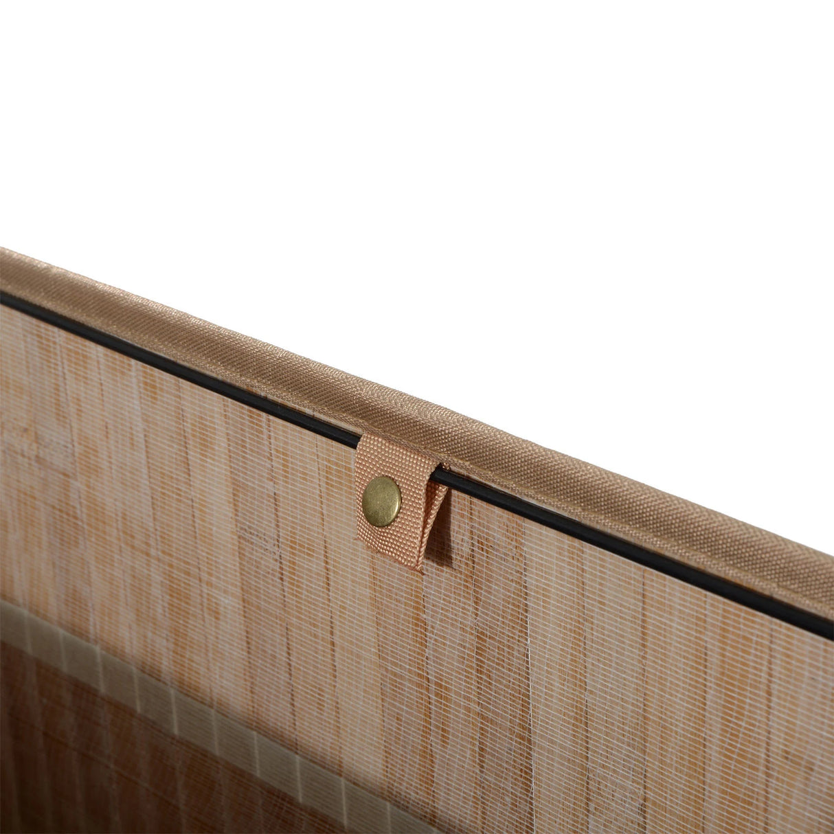 HOMCOM 100L Collapsible Natural Wood Laundry Hamper Organizer Clothes Washing Basket Bin Storage Box w/Lid Removable Lining 52x32x63cm, Wood Color