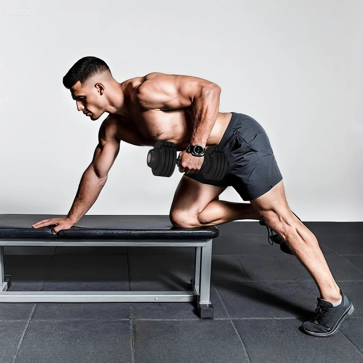 SPORTNOW Adjustable Dumbbells Set, 4-in-1 Weights Set with Storage Tray, Non-Slip Handle, 7kg, 13kg, 18kg, 24kg