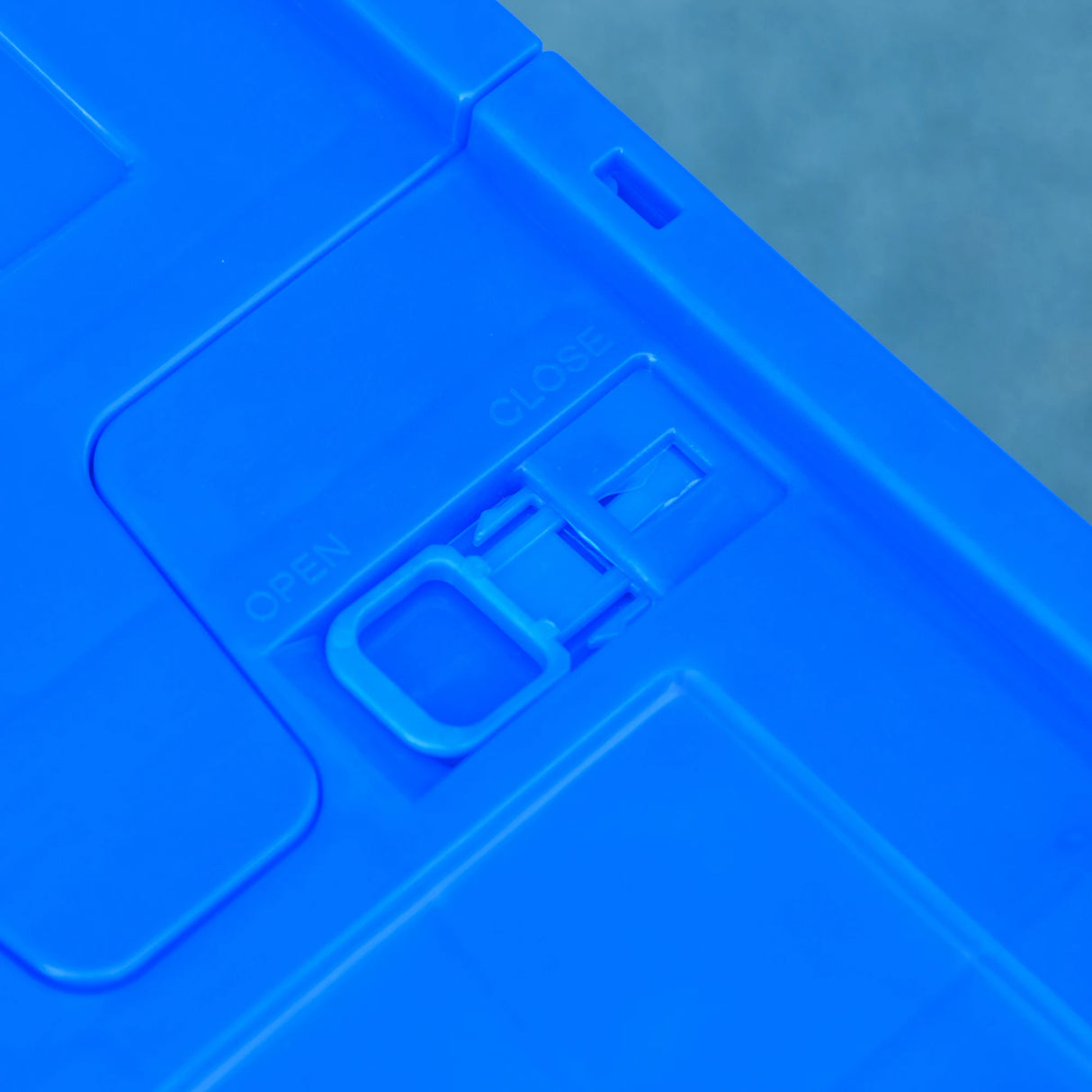 HOMCOM 65L Steel Frame Bike Trailer Storage Box - Blue