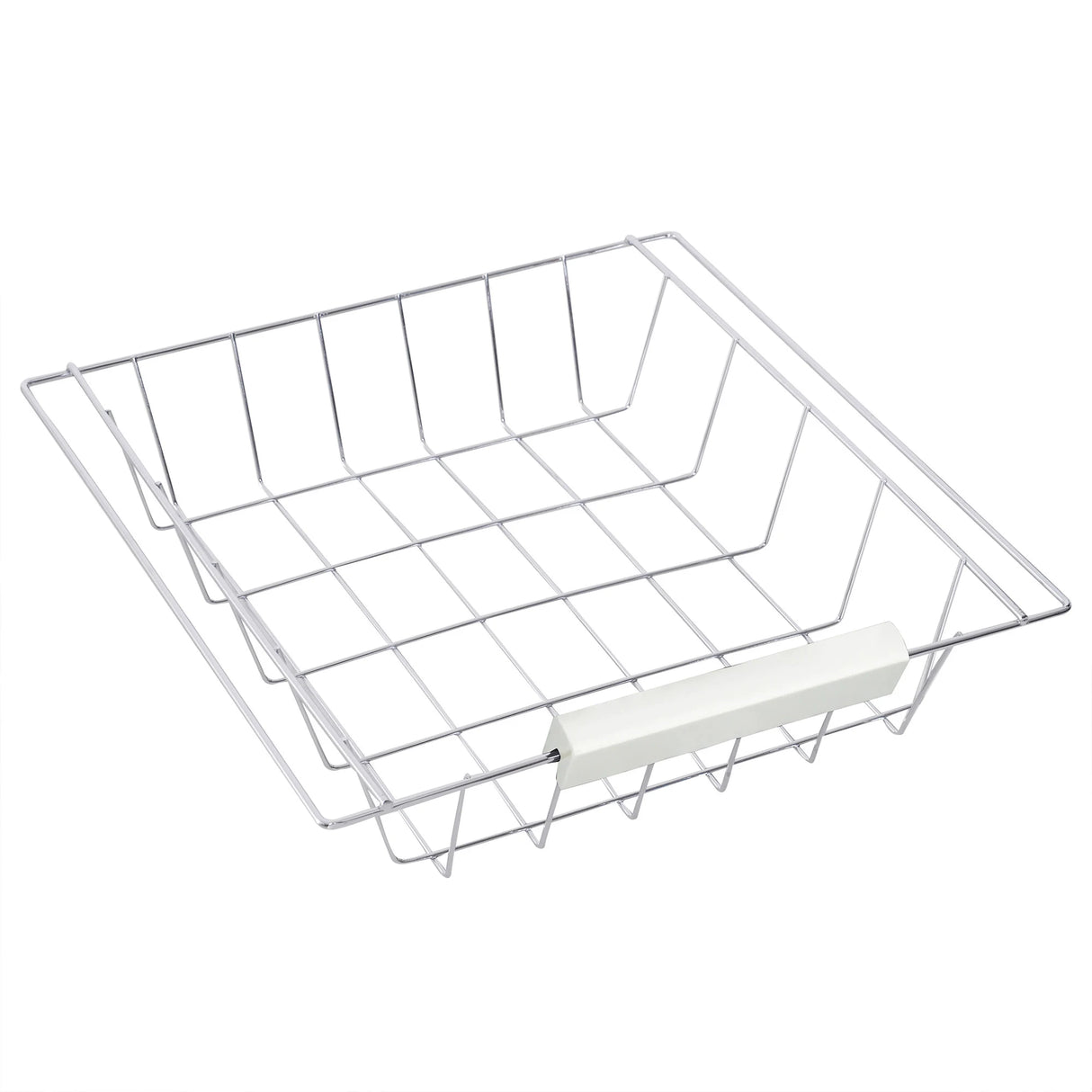 HOMCOM Rolling Kitchen Island Trolley Cart Drawer Shelves Basket Wheels W/ 6 Bottle Wine Rack White