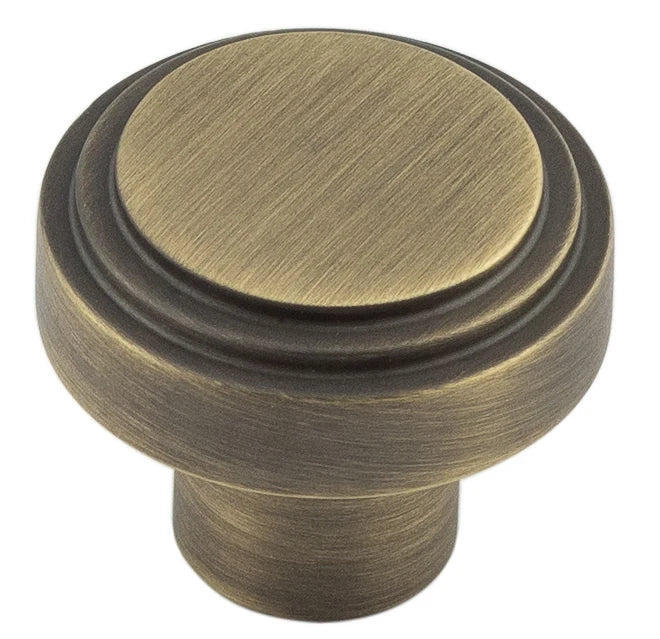 Cropley Cupboard Knobs 30mm Antique Brass