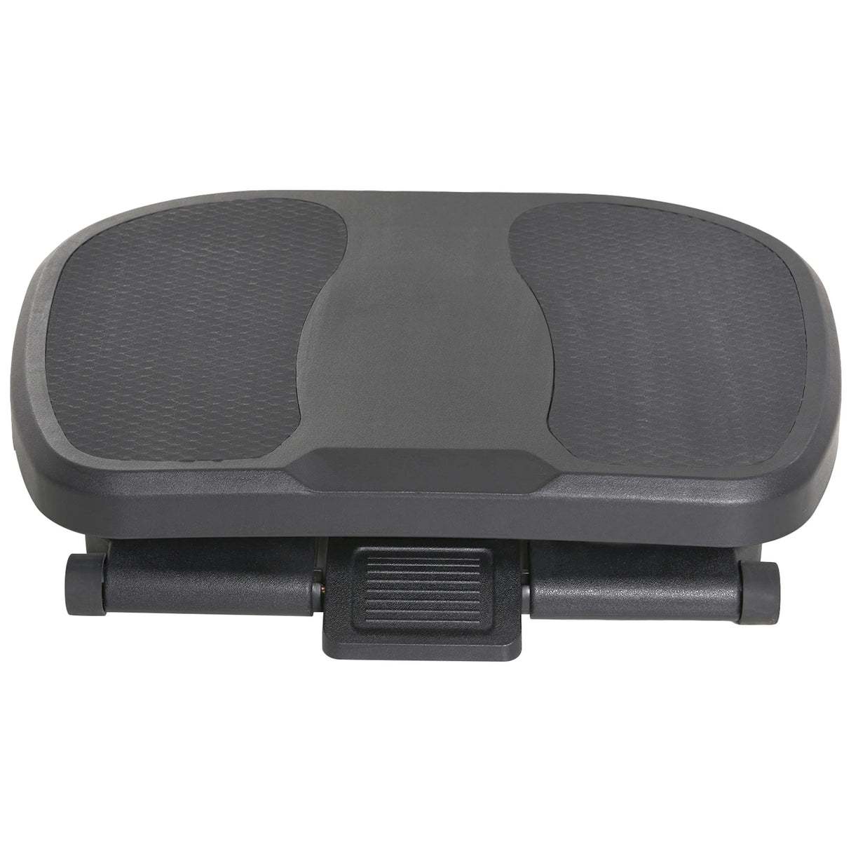 HOMCOM 0-30 Three-Height Under-Desk Support Footrest - Black