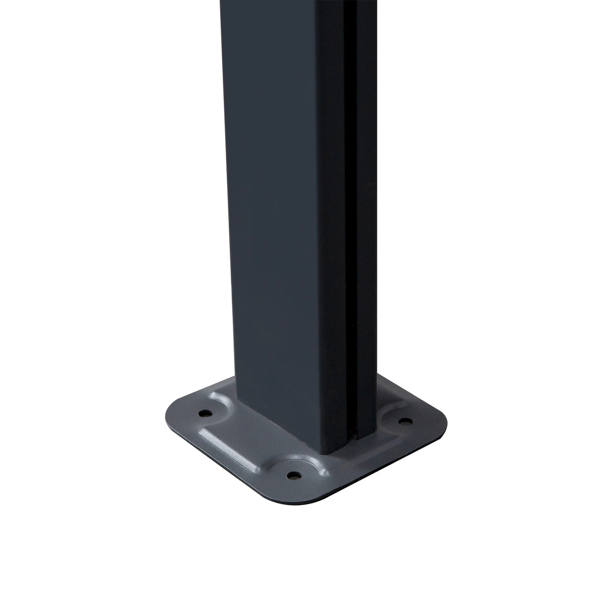 Outsunny 4.35 x 3m Outdoor Patio Gazebo Pergola, Retractable Pergola Canopy Aluminum Post & PC Roof, Grey