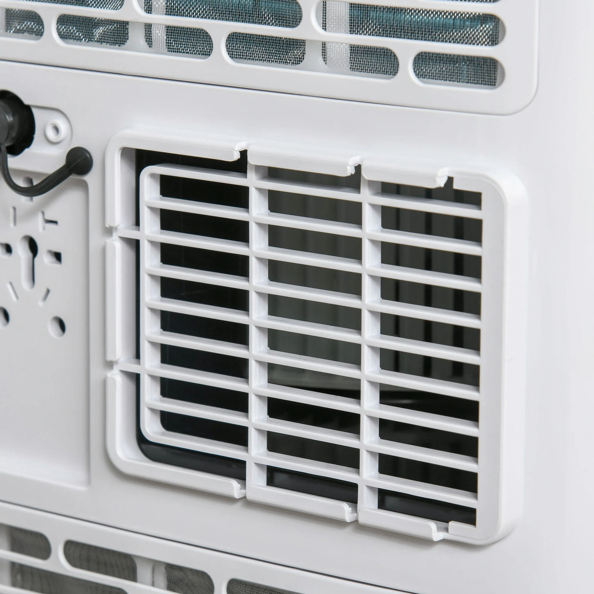 HOMCOM 10000 BTU Air Conditioning Unit, 3-in-1 Portable Air Conditioner, Dehumidifier, Cooling Fan with Remote Control, Digital Display, 2 Speeds, 24H Timer, Window Venting Kit, 22m2