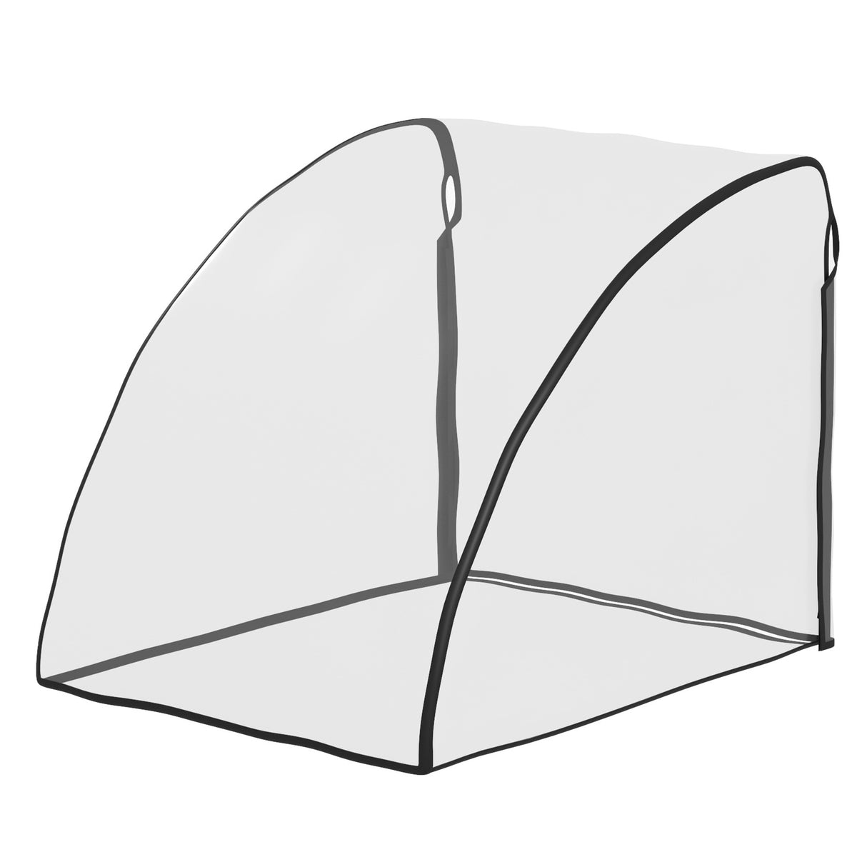 HOMCOM Baby Bike Trailer Cover, Anti Dust Rain Snow, Cold Wind, 76 x 61 x 61 cm