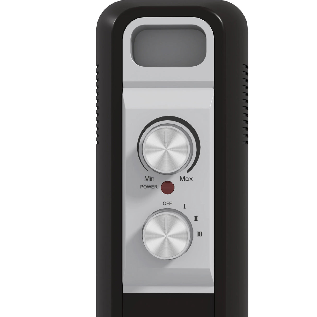 HOMCOM 2kW Nine Fin Oil-Filled Radiator - Black