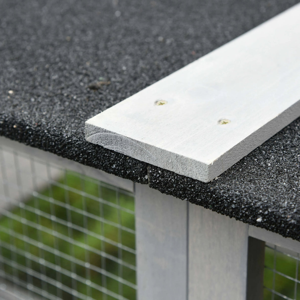 PawHut Wooden Catio Cat Outdoor Enclosure, Cat Cage with Waterproof Roof, Platforms, for Multiple Kittens, 180 x 98 x 180 cm