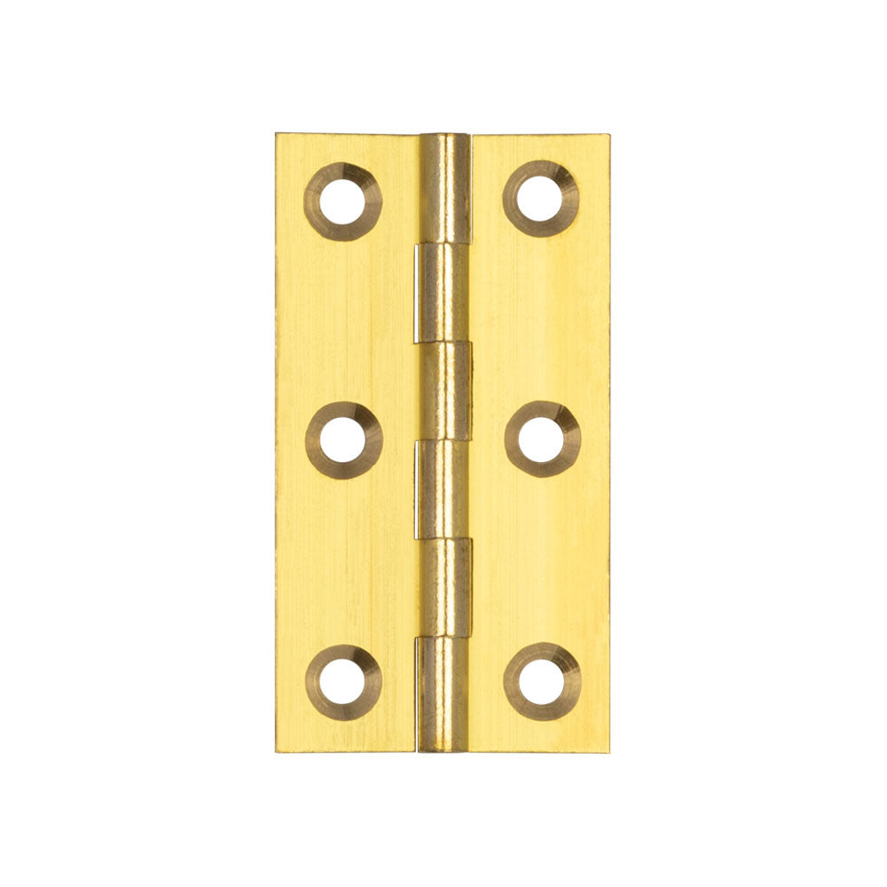 Plain Butt Hinges 63x35x1.5mm Polished Brass