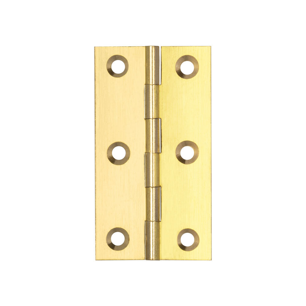 Plain Butt Hinges 76x42x1.5mm Polished Brass