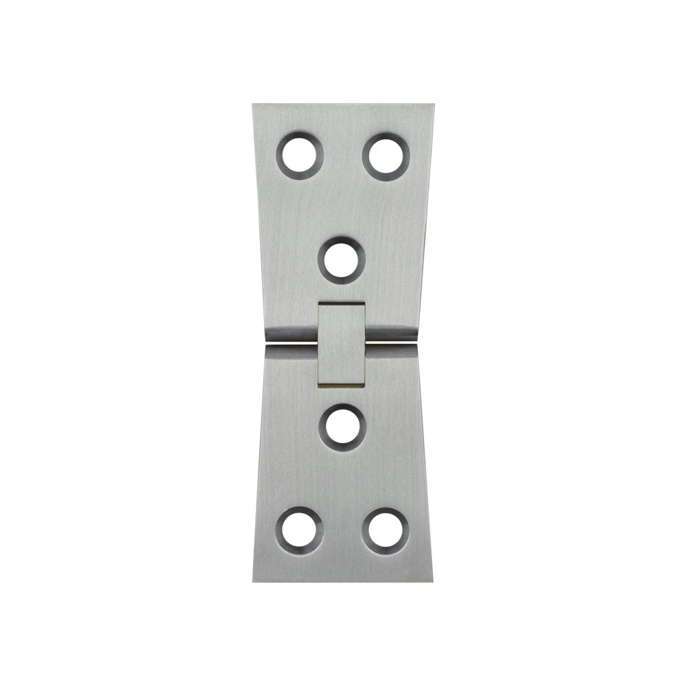 Jedo Counter Flap Hinge 99x40x1mm Satin Chrome