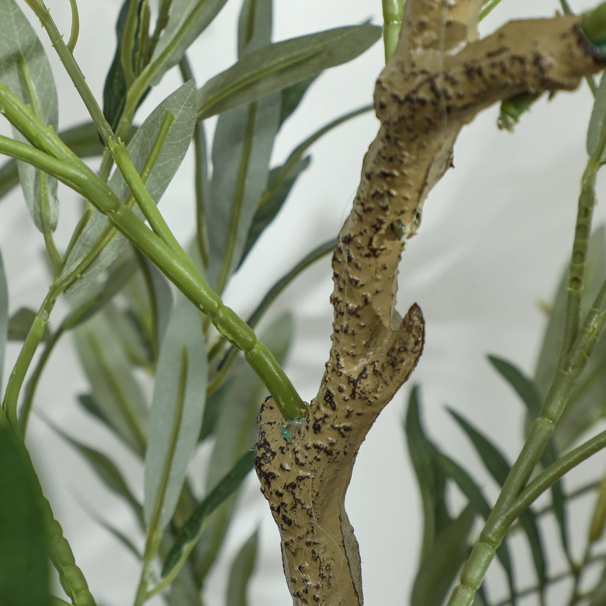 HOMCOM Silk Leaf Artificial Olive Trees