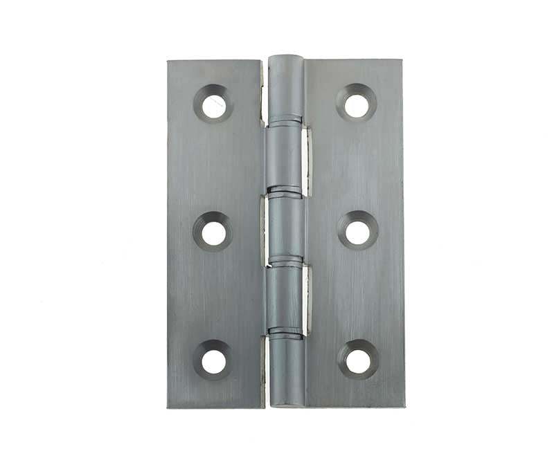 Double Phosphor Bronze Washered Hinge 76x50x3mm Satin Chrome