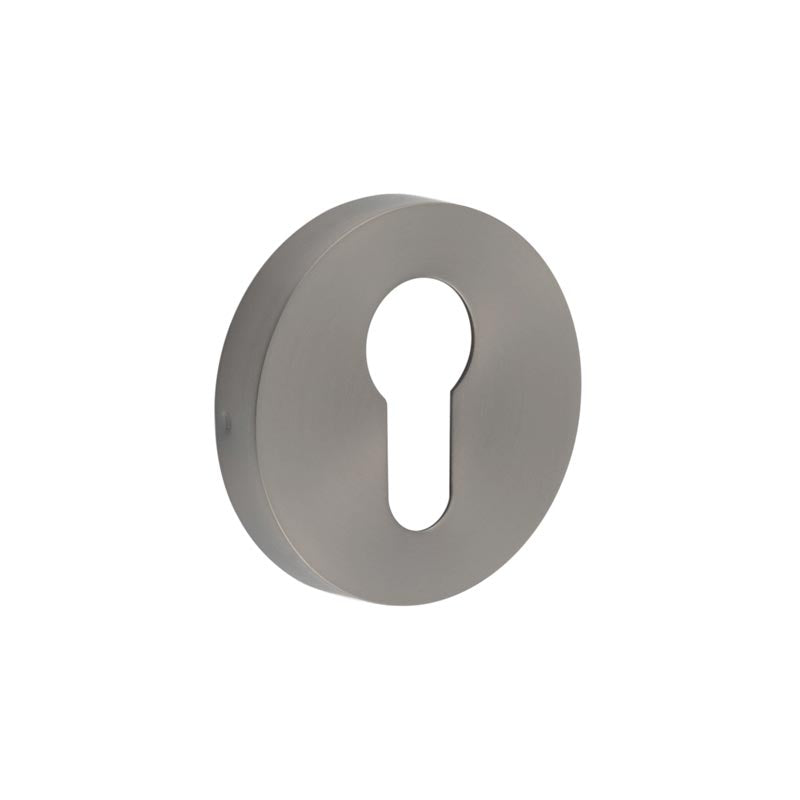 Euro Profile Escutcheon PVD 52x8mm Gun Metal