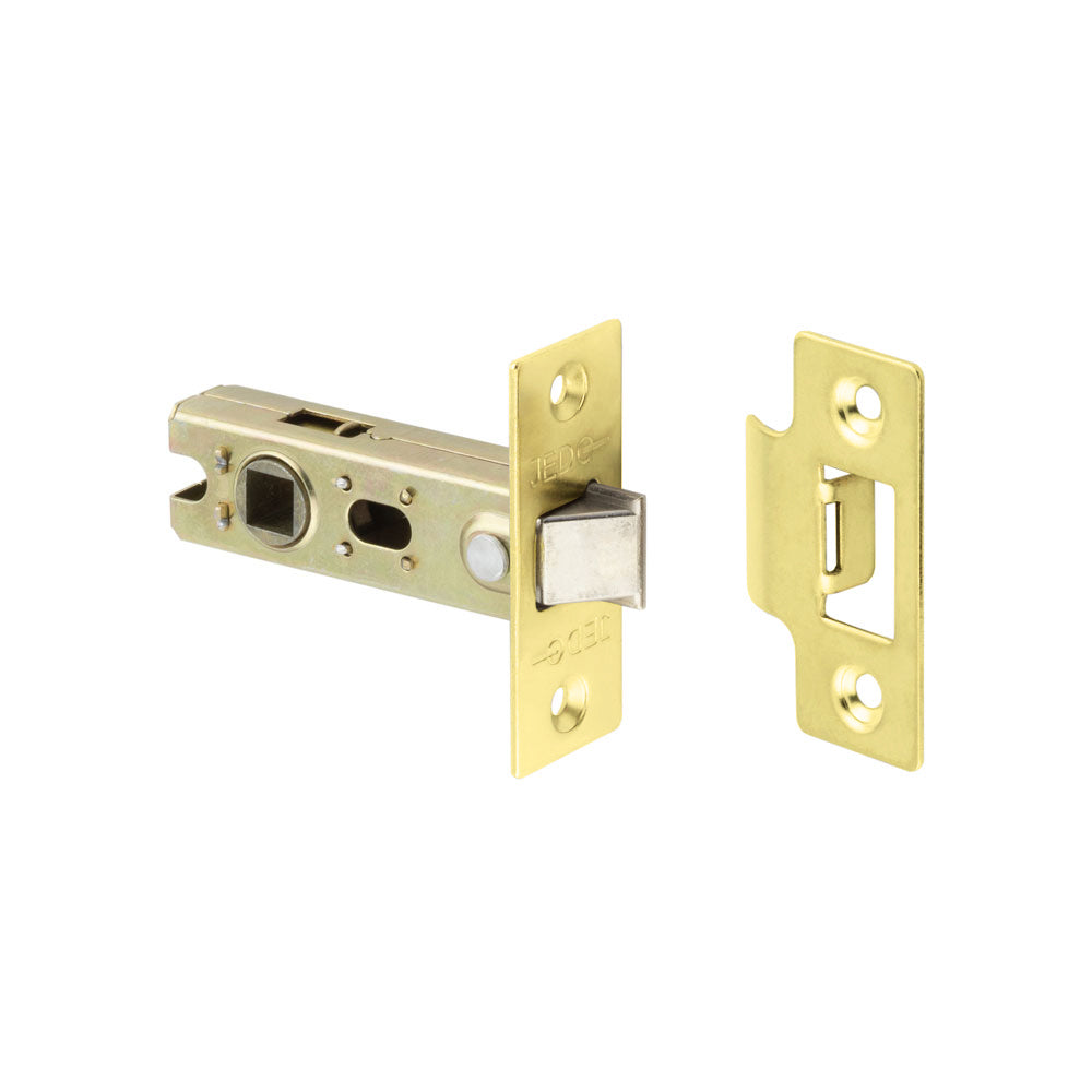 Jedo Kontrax Tubular Latches 76mm Electro Brassed