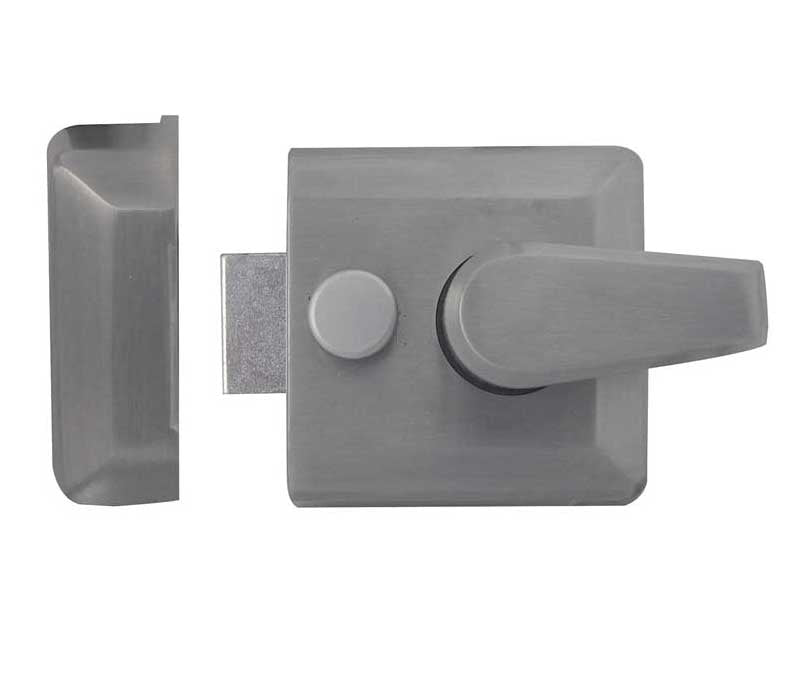 Narrow Stile Night Latches 66mm Satin Chrome