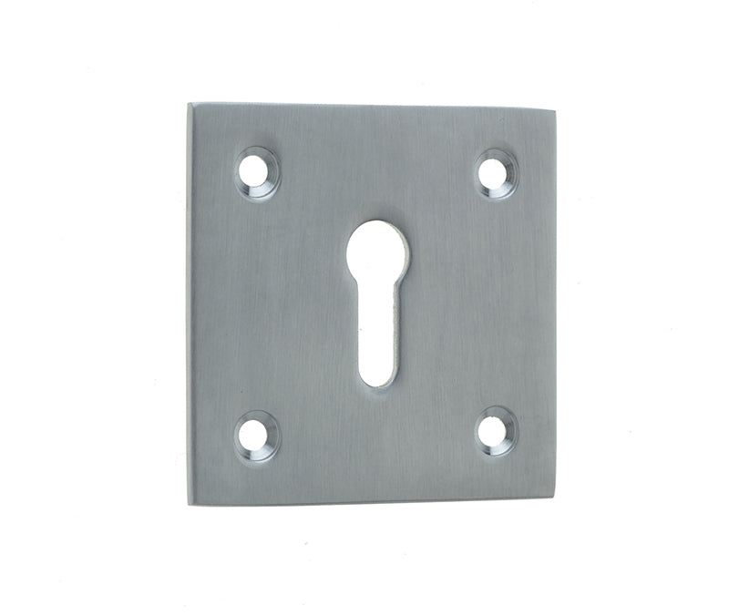 Jedo Square Open Escutcheon 50x50mm Satin Chrome