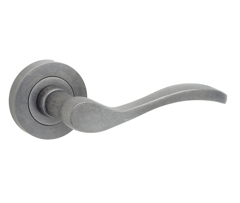 Turin Door Handle on Rose Rustic