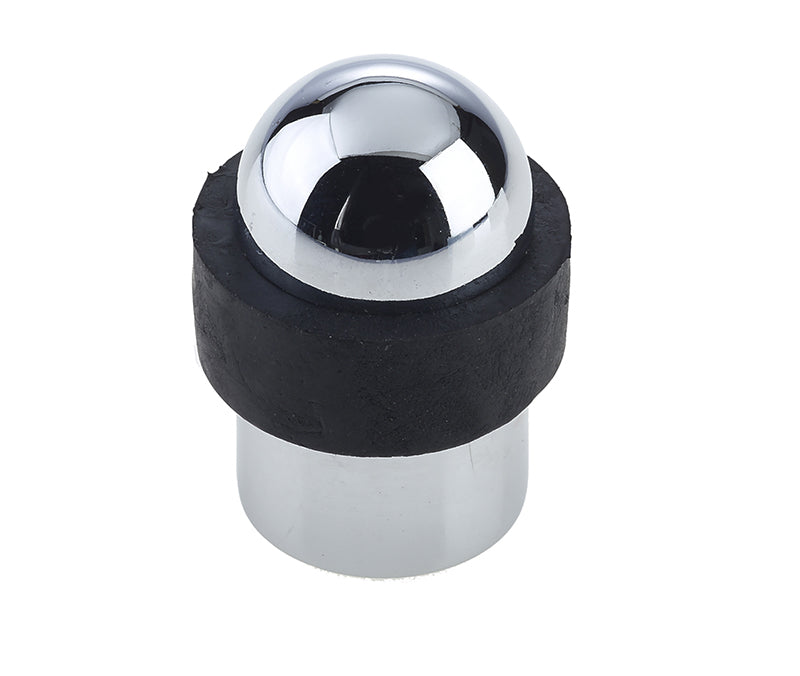 Jedo Dome Topped Floor Mounted Door Stop 48x28mm Polished Chrome
