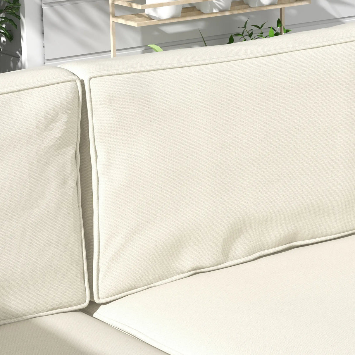 Outsunny Set of 14 Dining Set Cushions - Cream