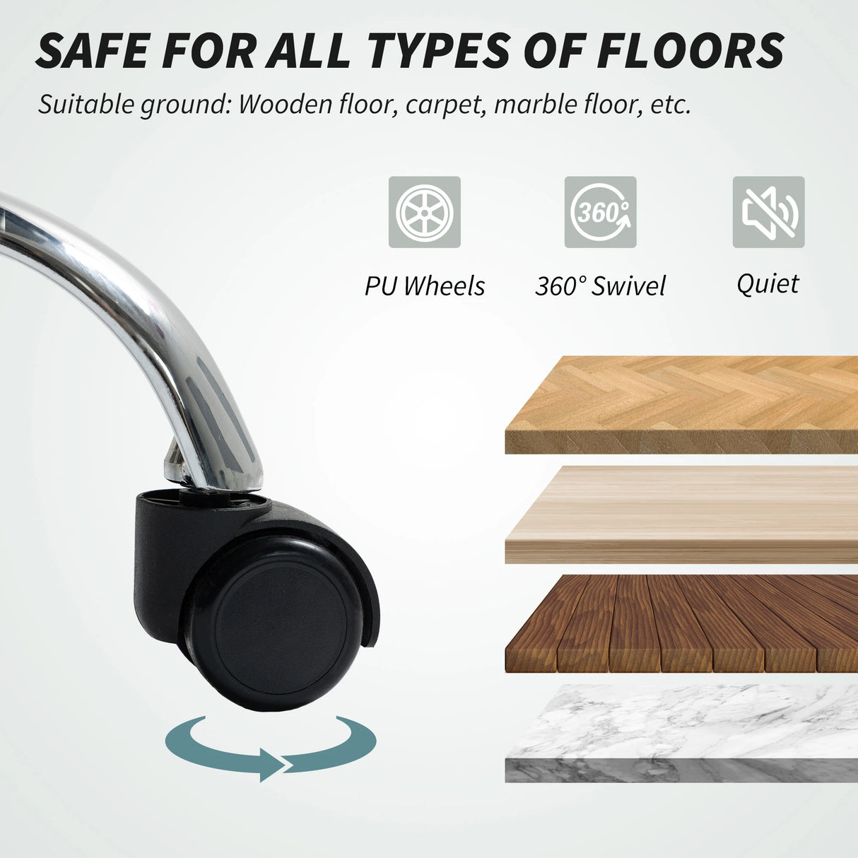 HOMCOM Six-Point Office Massage Chair, with Heat - Grey