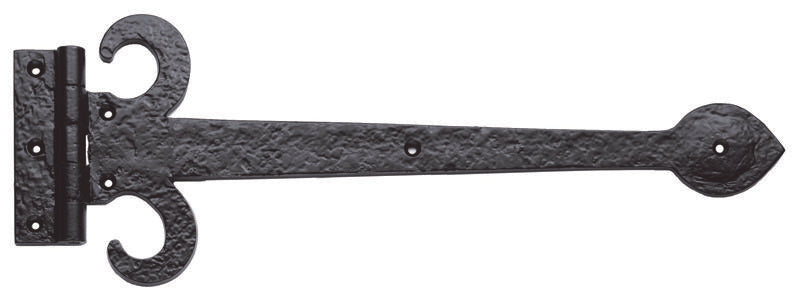 18 SWORD HINGE - BLACK ANTIQUE - 457 mm - PAIR