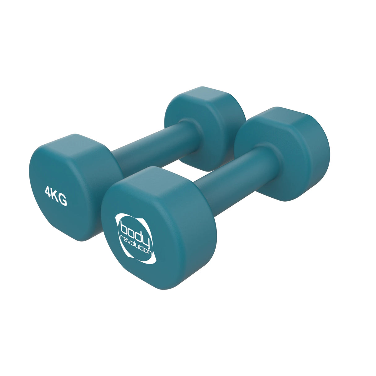 2 x 4KG Neoprene dumbbells