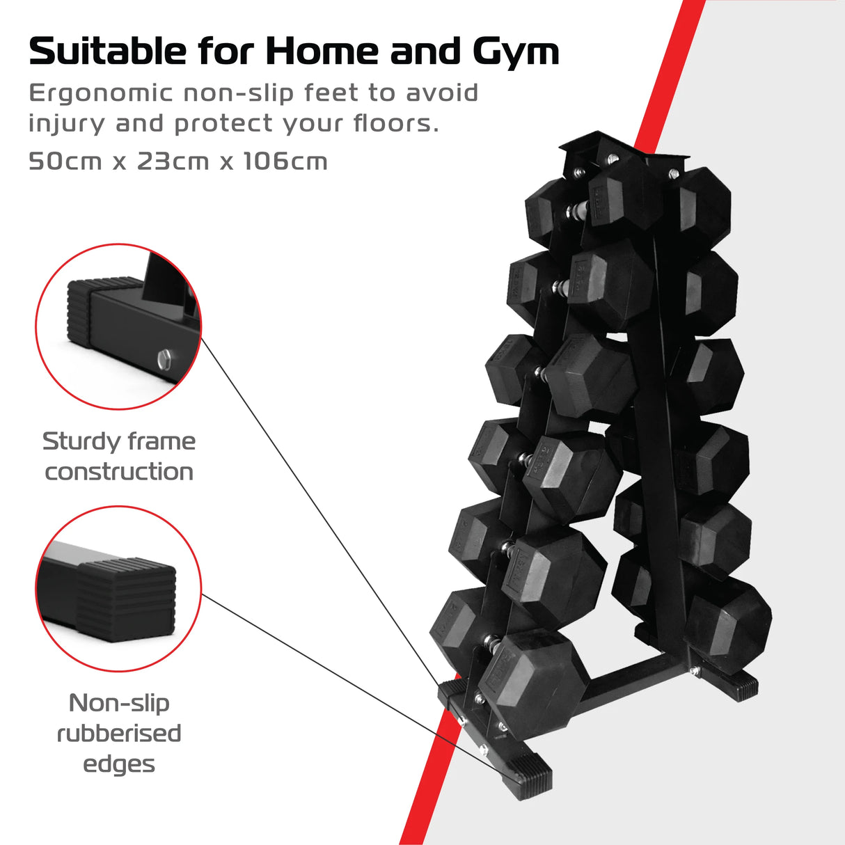 Dumbbell Weight Rack 6 Rack