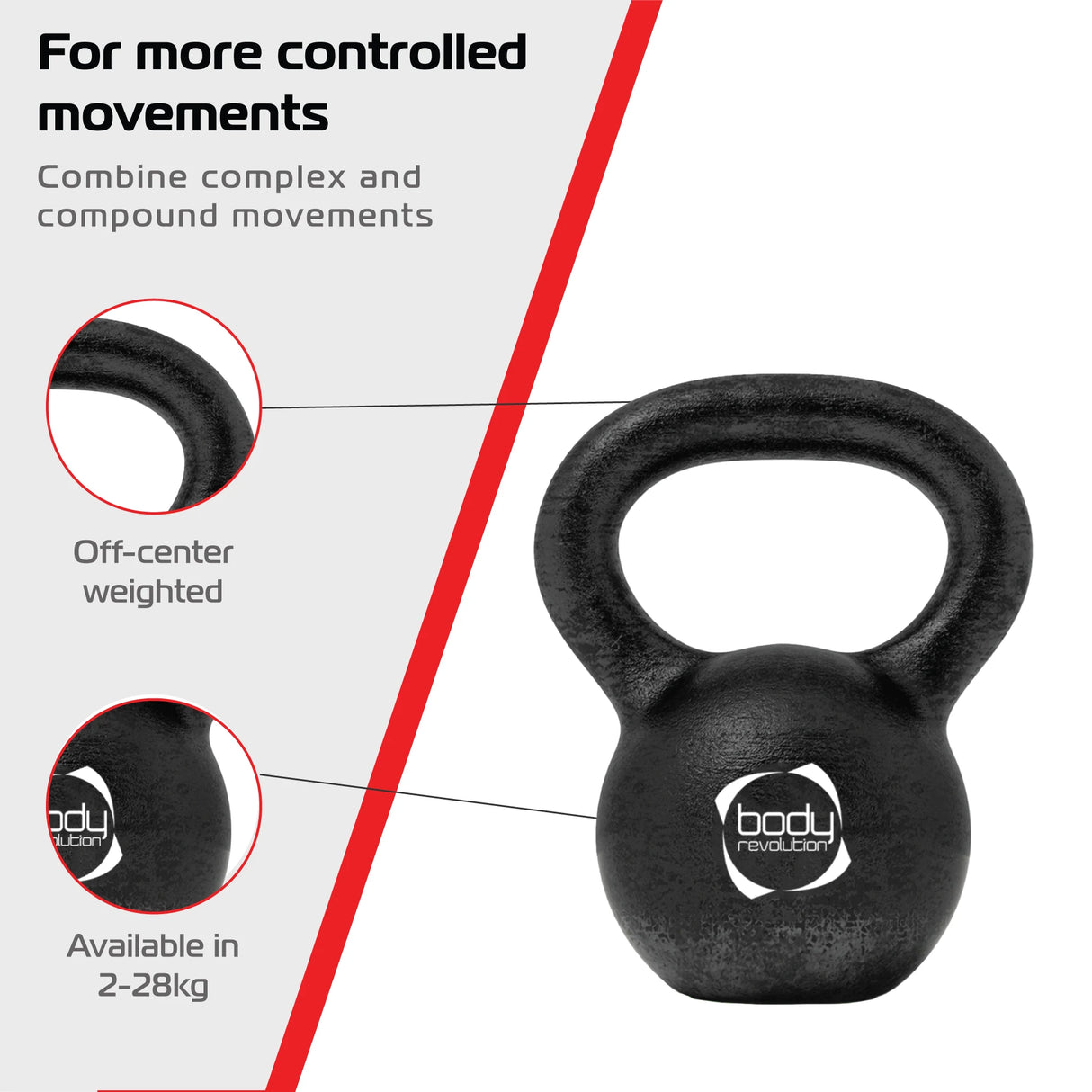 Body Revolution Cast Iron Kettlebells 10kg
