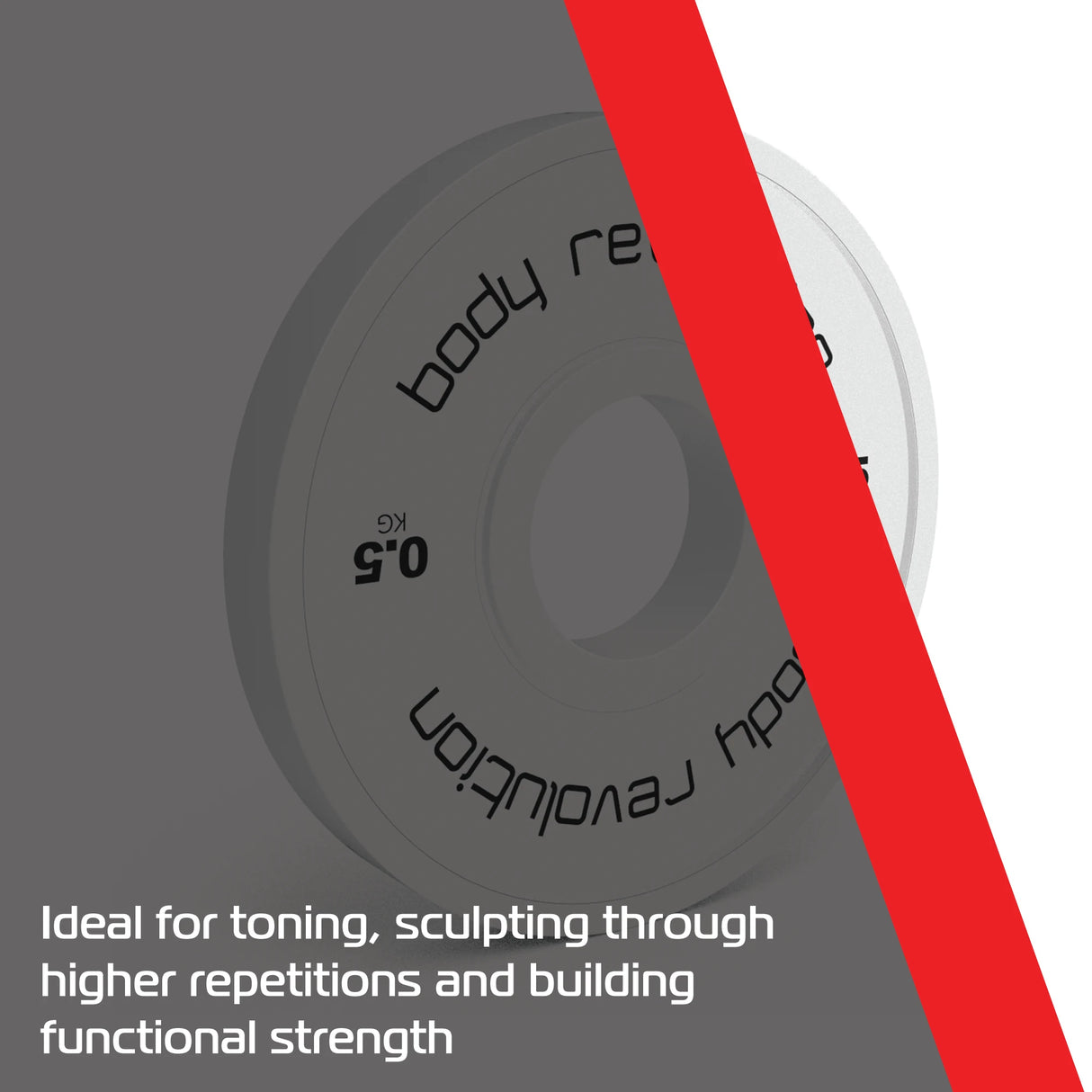 Fractional Bumper Plates 2 x 0.5kg