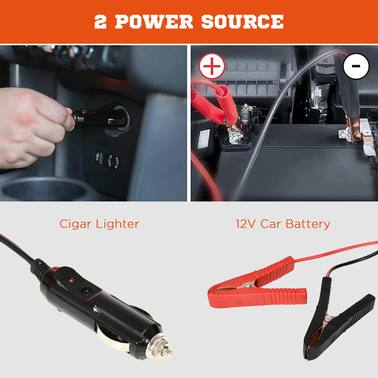 DURHAND 5 Ton Electric Car Jack Kit with 12V Auto Car Floor Jack, Impact Wrench, 15.5-45cm Tyre Lift Emergency Tyre Repair Kit with Case for Cars, SUVs, Sedans, MPVs