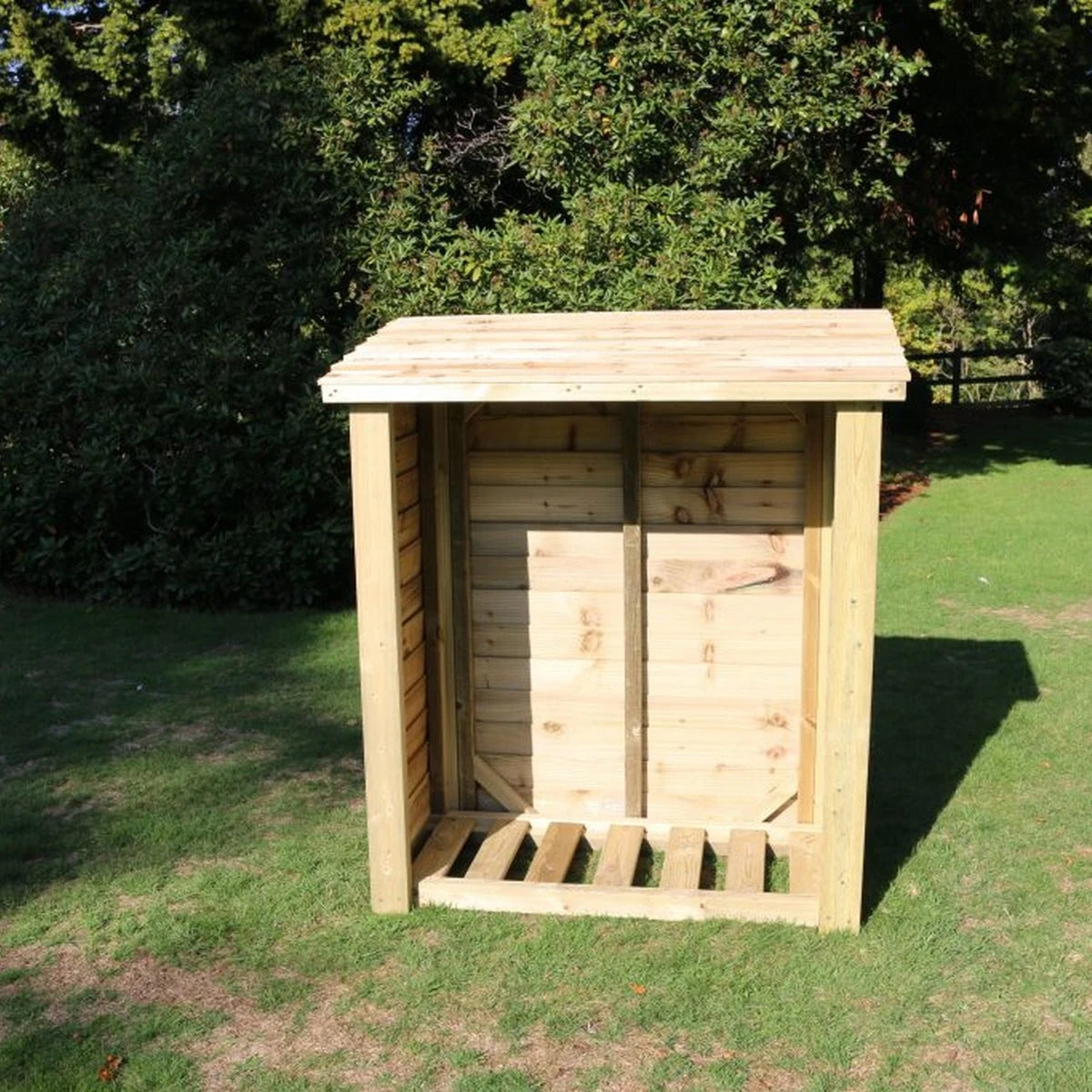 HEAVY DUTY SLATTED LOG STORE 5X4 (HEIGHT FT X WIDTH FT)