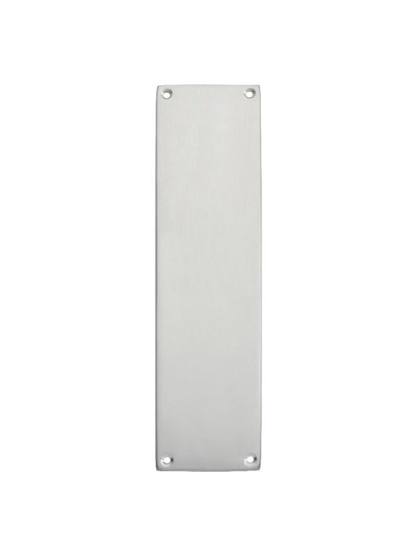 VICTORIAN - FINGER PLATE - SATIN CHROME - 305MM X 70MM - EACH