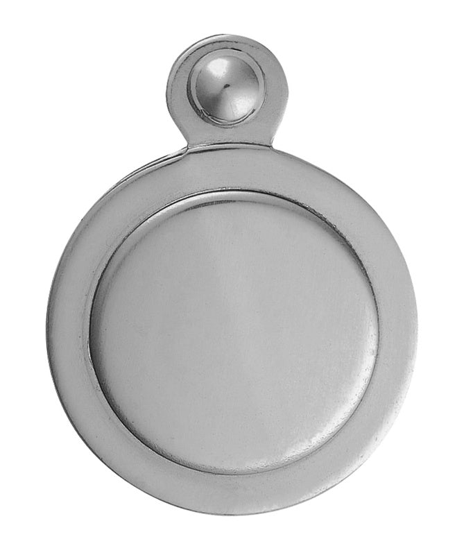 ESCUTCHEON - LOCK PROFILE VICTORIAN ROUND COVER FACE FIX - POLISHED CHROME - 32MM - EACH