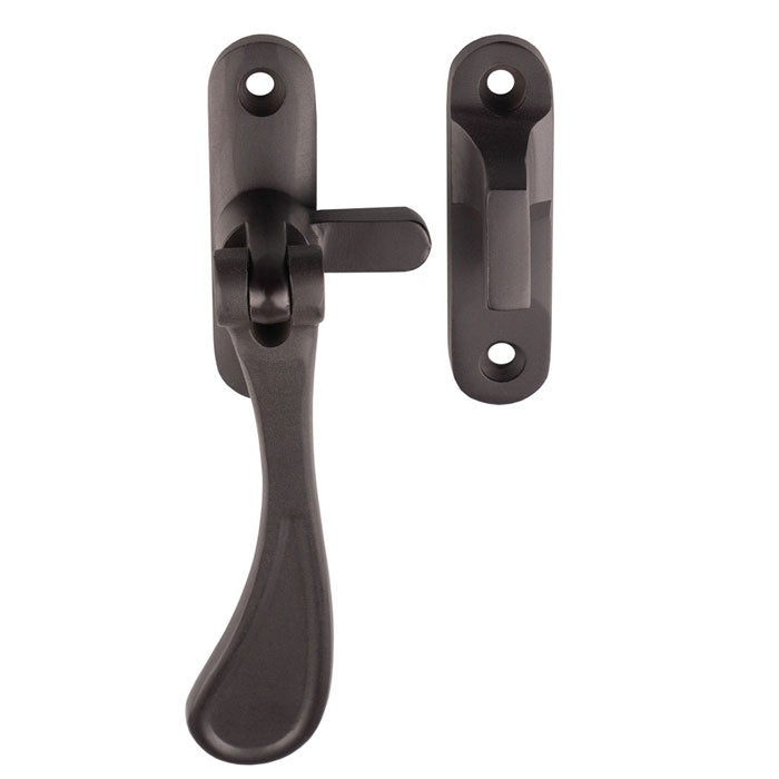 VICTORIAN - REVERSIBLE CASEMENT FASTENER WITH HOOK & MORTICE PLATE_x005F
_x005F
- MATT BRONZE - EACH