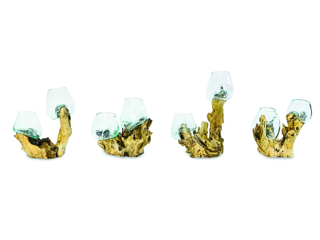 ROOT WITH DOUBLE GLASS BOWL MINI