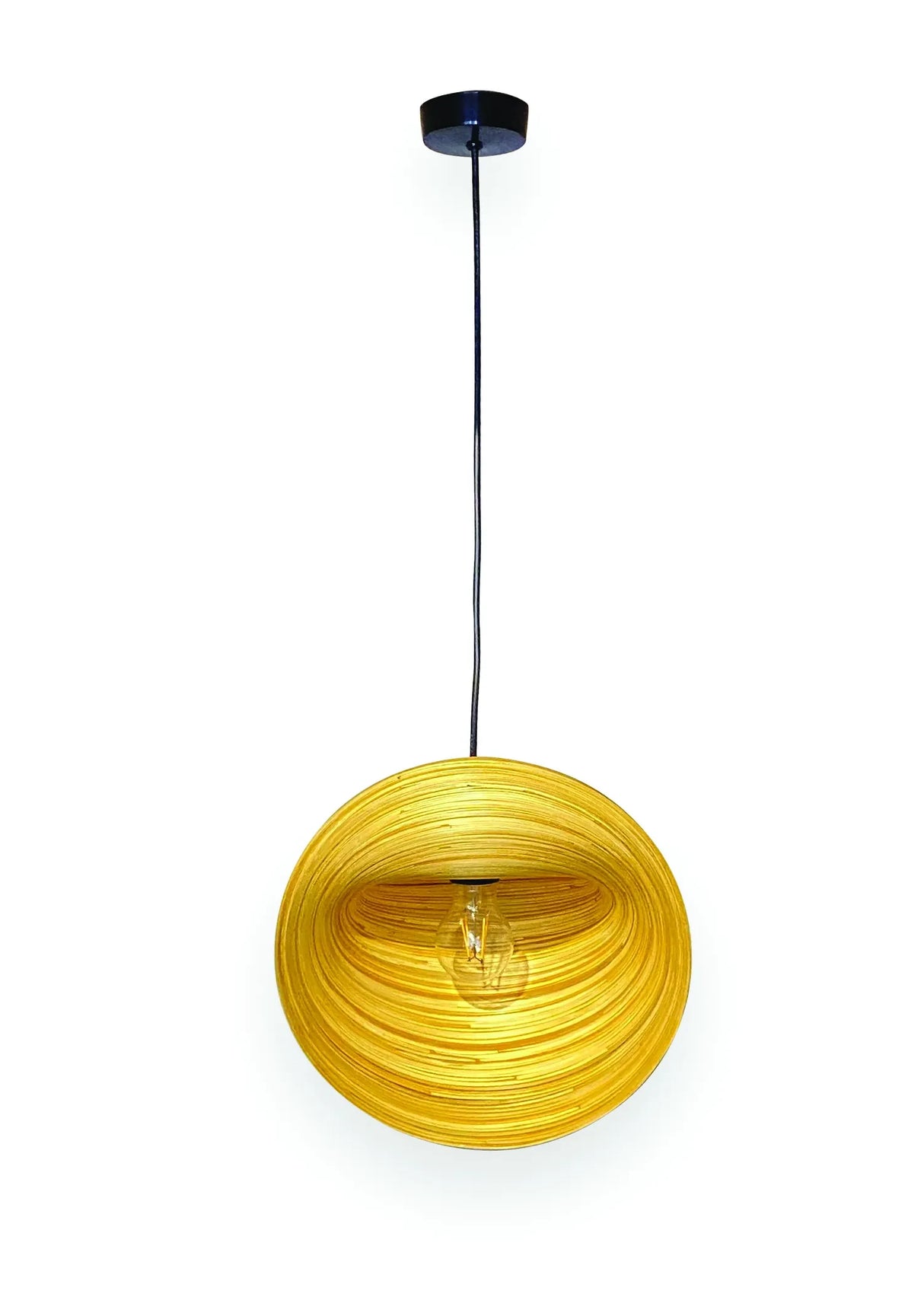 WOODEN SEA SHELL LAMPSHADE 30CM