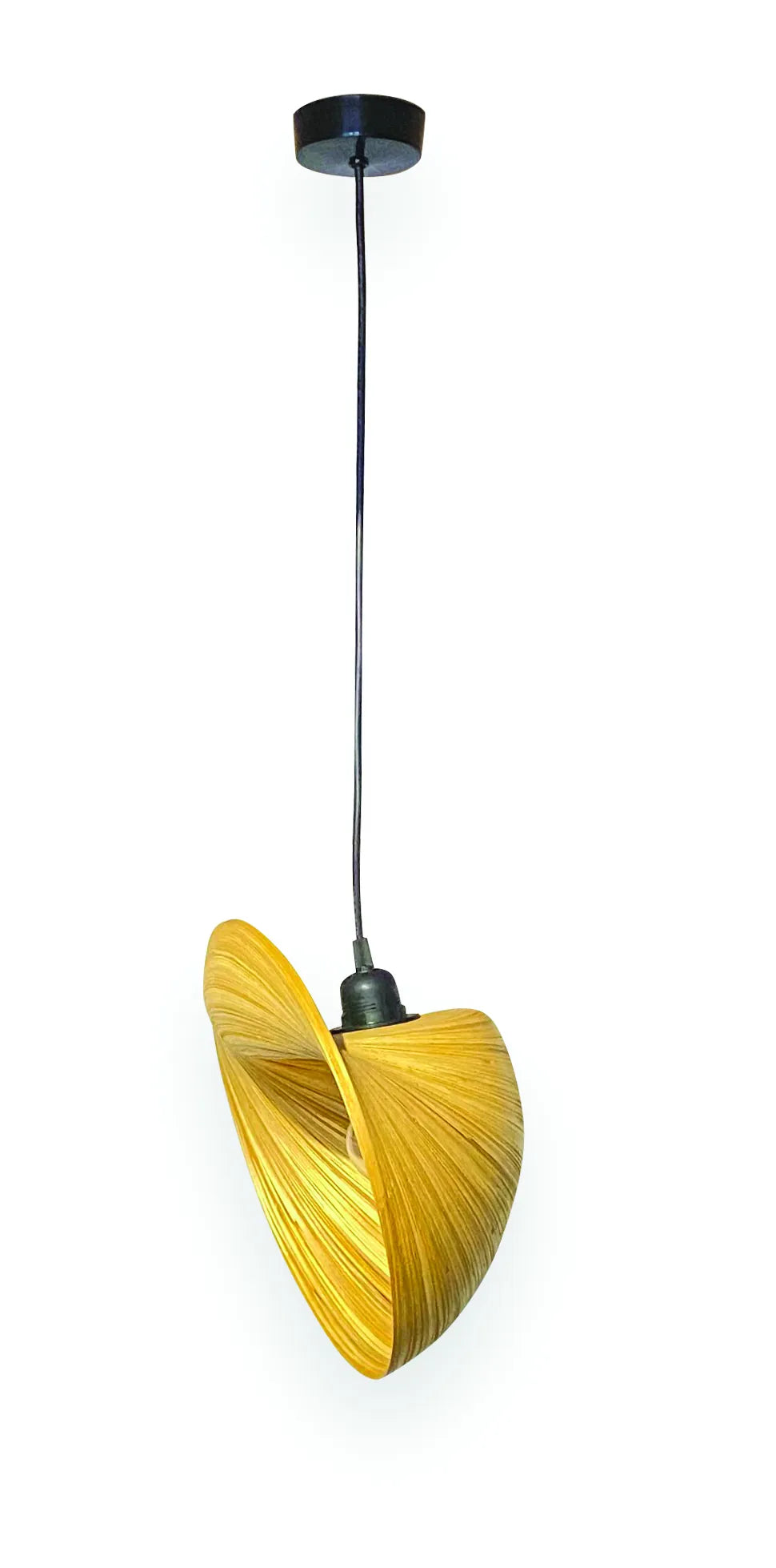 WOODEN SEA SHELL LAMPSHADE 30CM