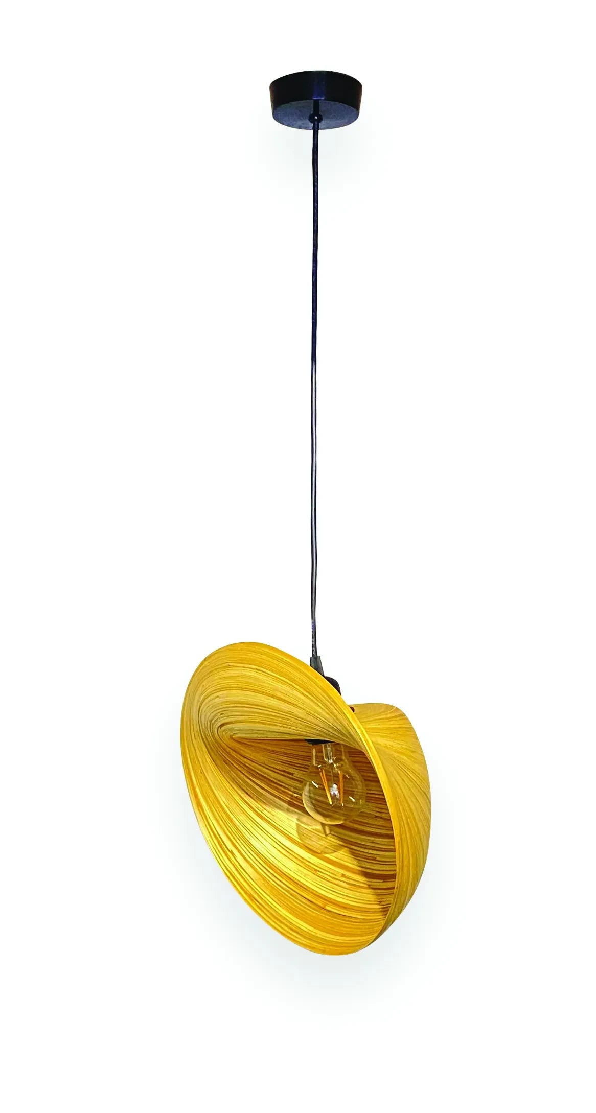 WOODEN SEA SHELL LAMPSHADE 30CM