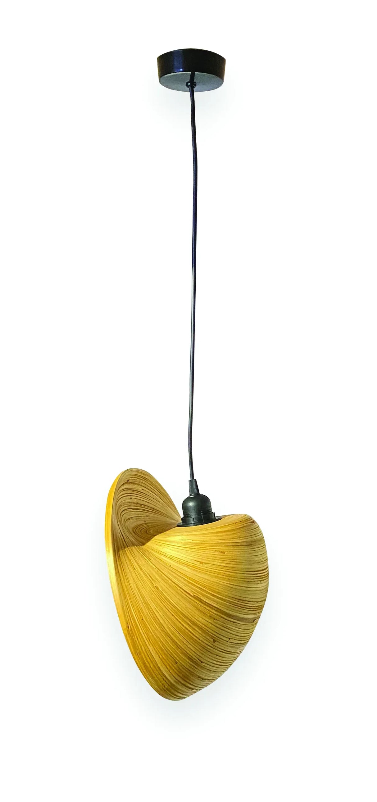 WOODEN SEA SHELL LAMPSHADE 30CM