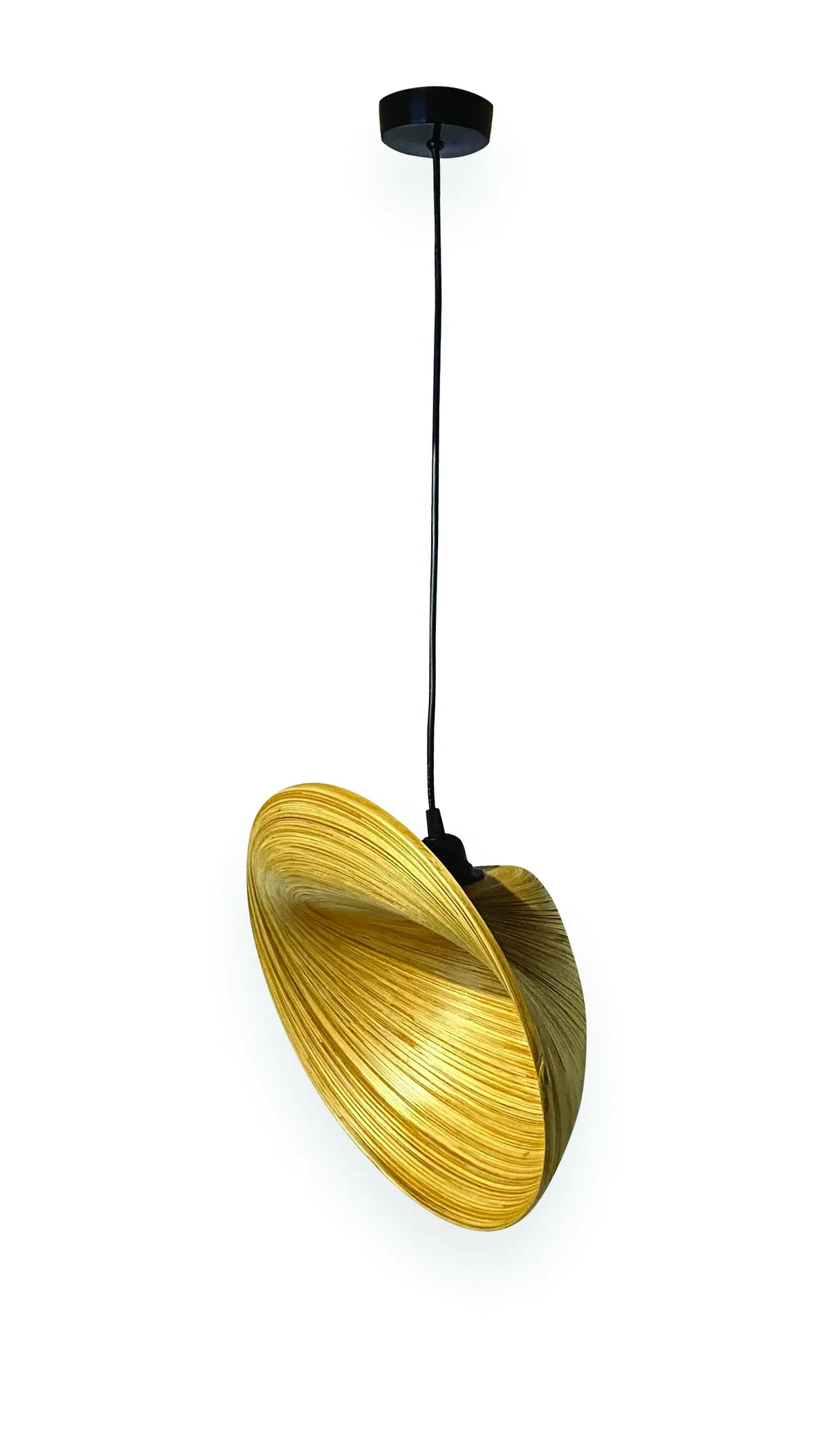 WOODEN SEA SHELL LAMPSHADE 35CM