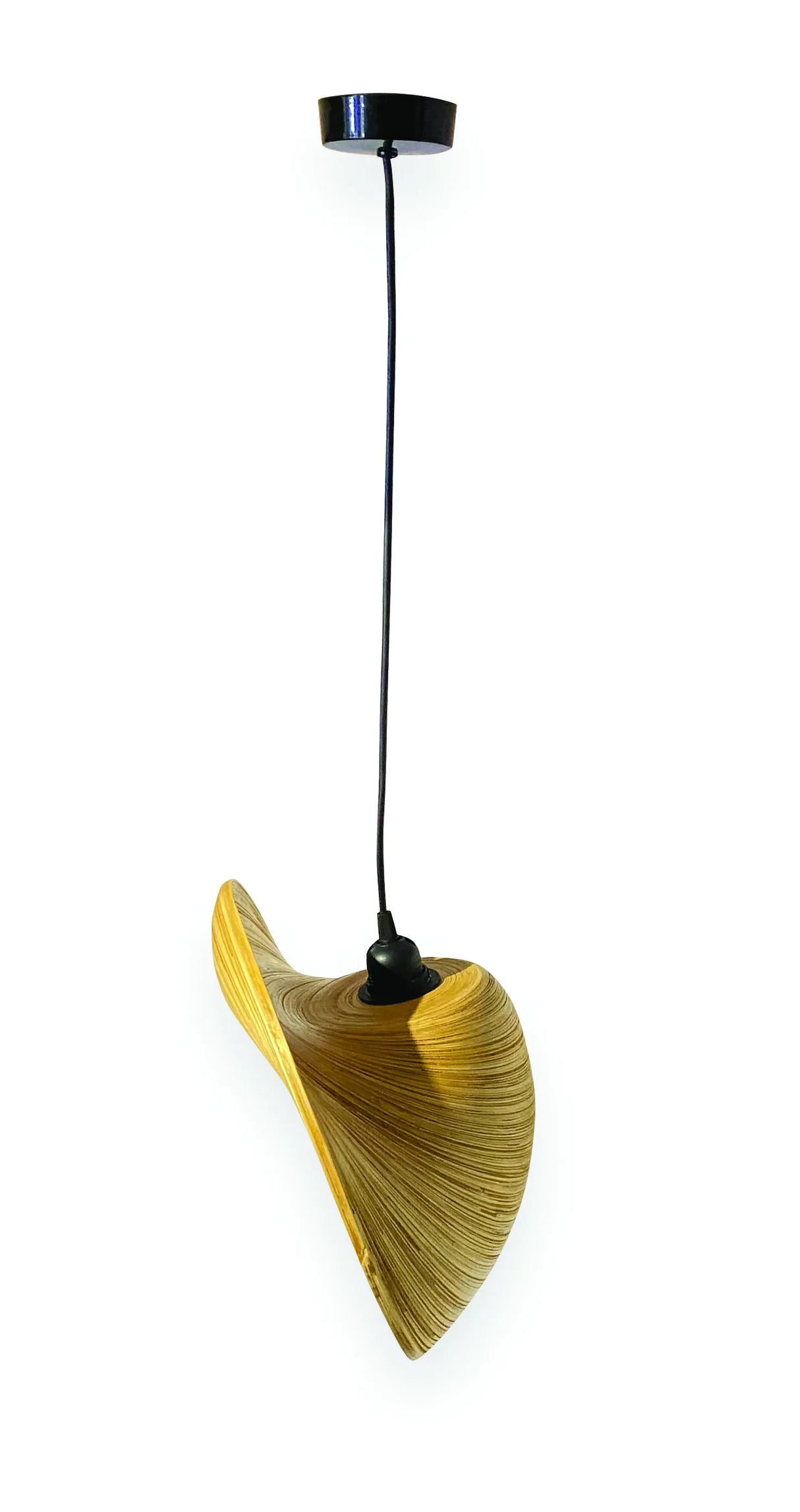 WOODEN SEA SHELL LAMPSHADE 35CM