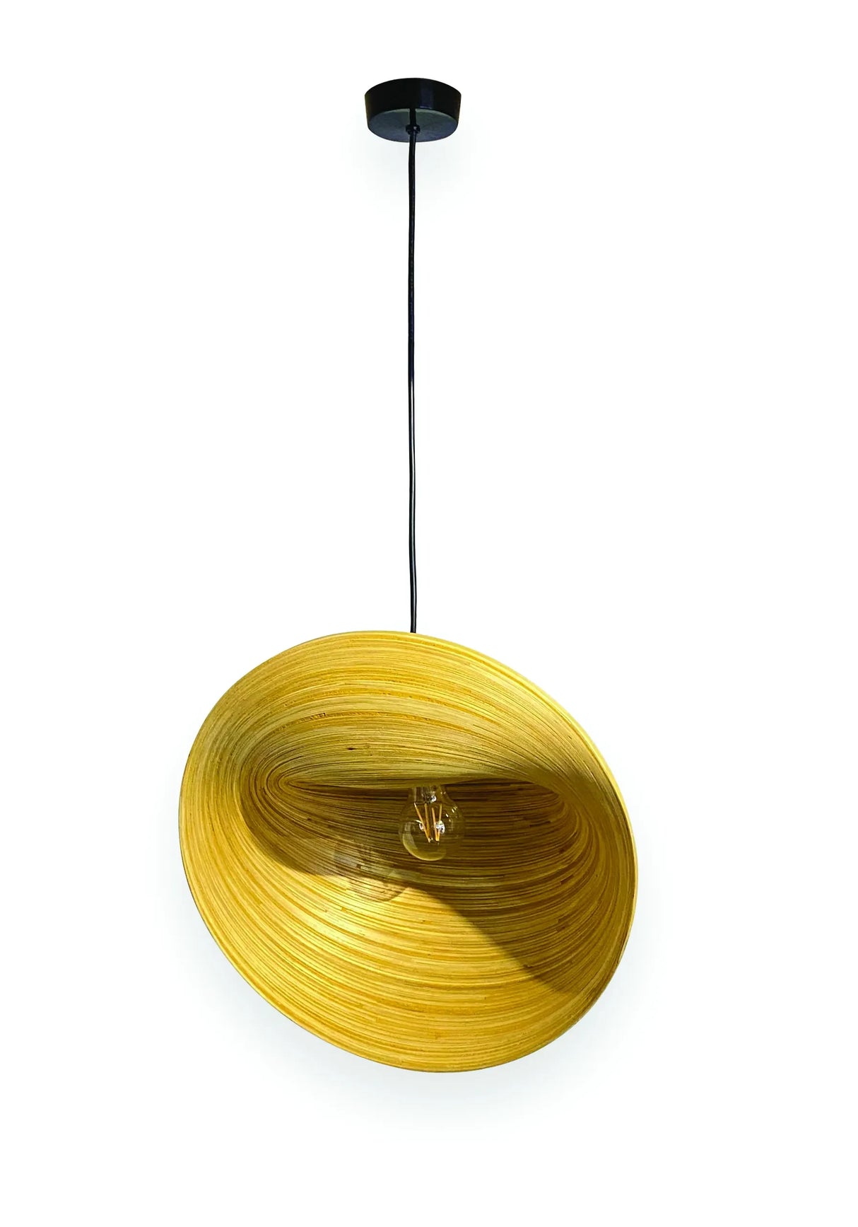 WOODEN SEA SHELL LAMPSHADE 40CM