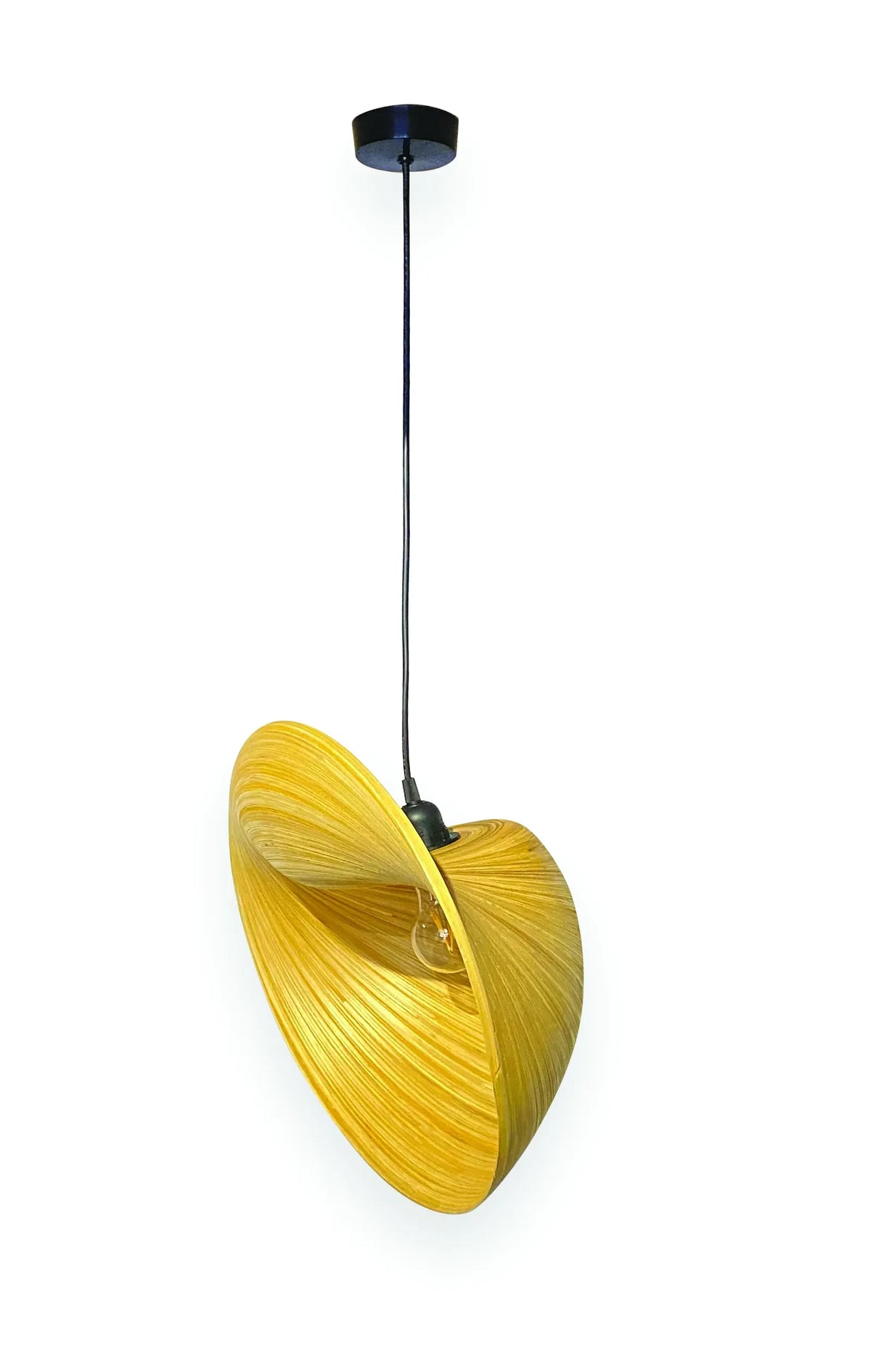 WOODEN SEA SHELL LAMPSHADE 40CM