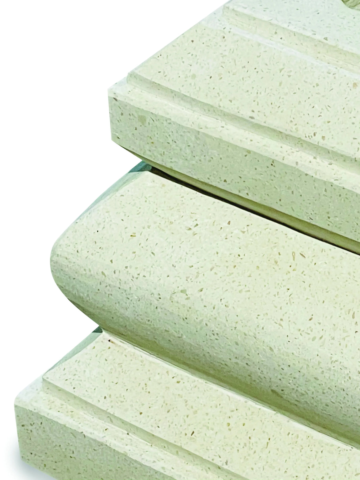 BALI PARASOL BASE (TERRAZZO) WHITE SMALL