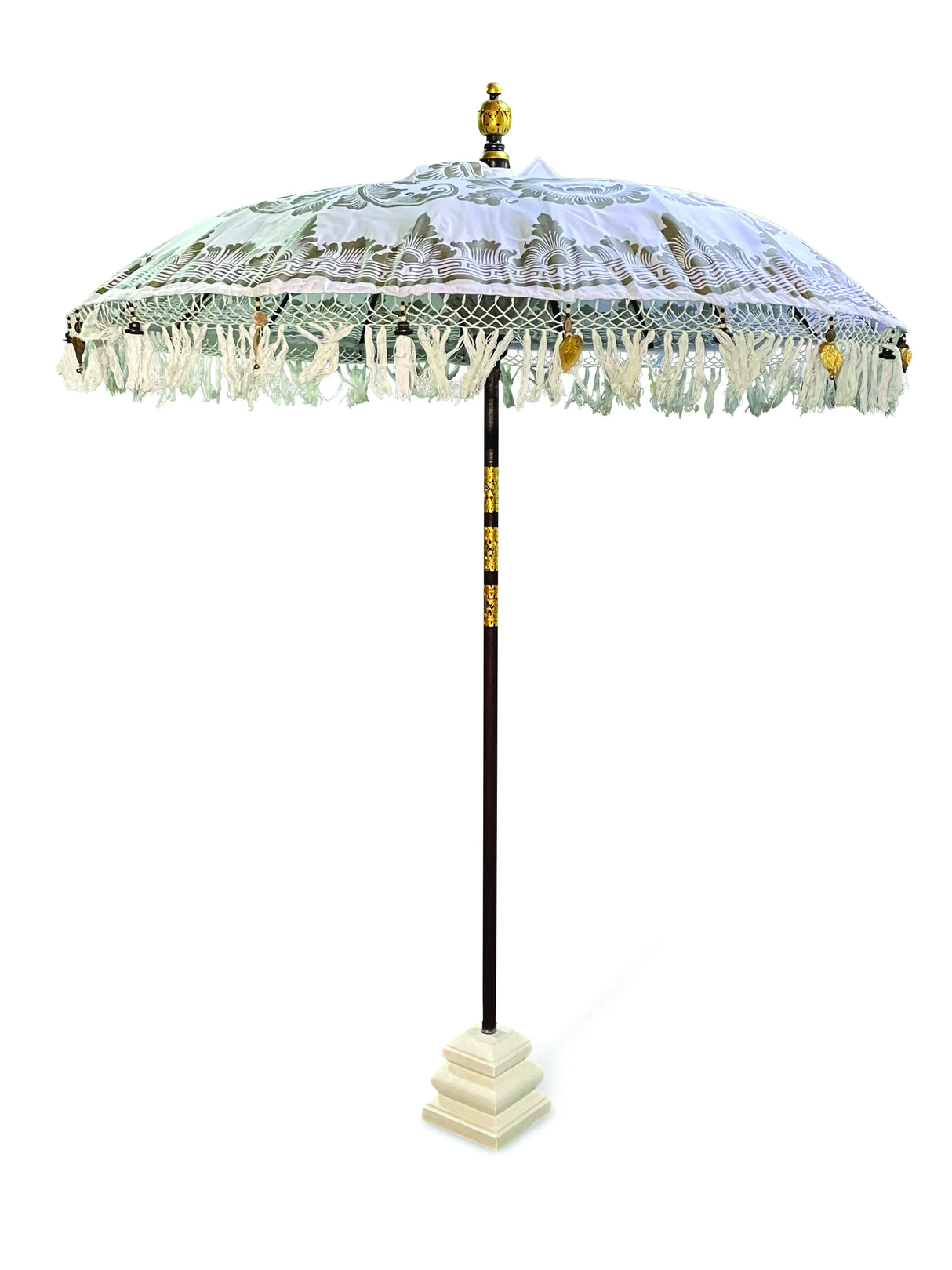 BALI PARASOL BASE (TERRAZZO) WHITE SMALL